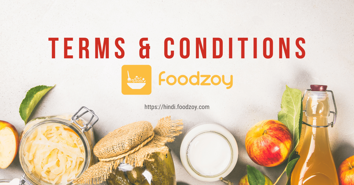 Hindi foodzoy terms and conditions